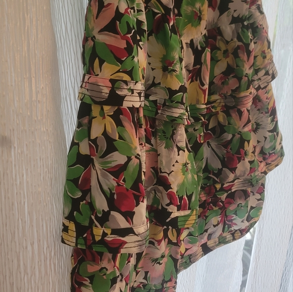 Moulinette soeurs floral silk dress size 10 - Picture 9 of 10